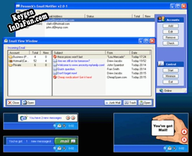 PEN - Pennocks Email Notifier key free