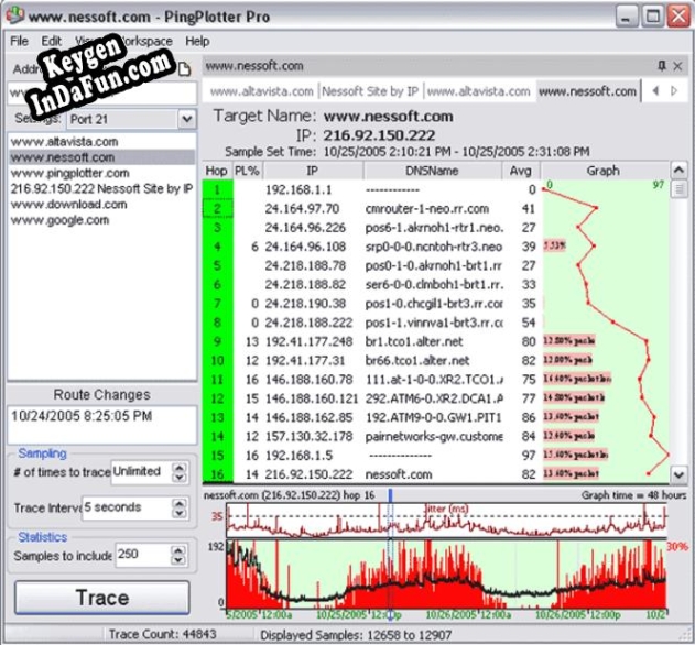 Key generator (keygen) PingPlotter Pro