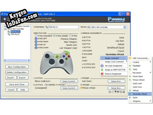 Activation key for Pinnacle Game Profiler
