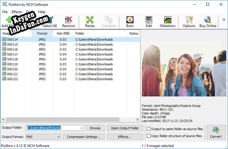 Key generator for Pixillion Premium Image Converter