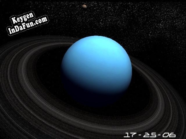 Key for Planet Uranus 3D Screensaver