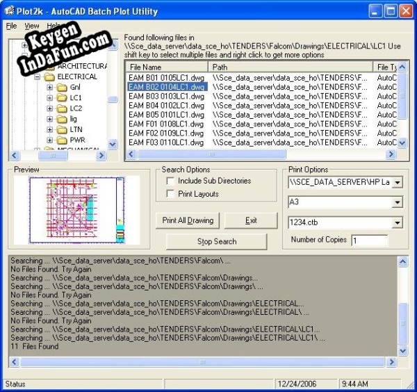 Key generator for Plot2k - AutoCAD Batch Plot utility