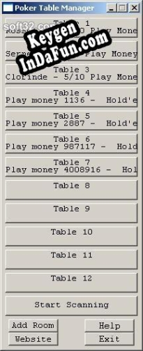 Poker Table Manager activation key
