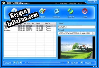 Pop DVD To MPEG Converter key free