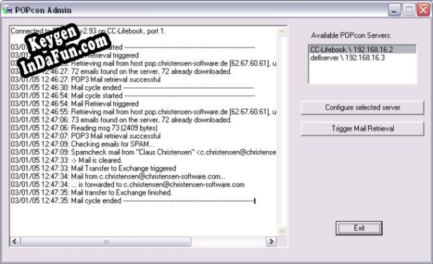 Key generator (keygen) POPcon