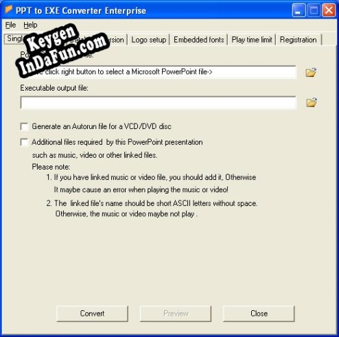 PPT to EXE Converter Enterprise serial number generator