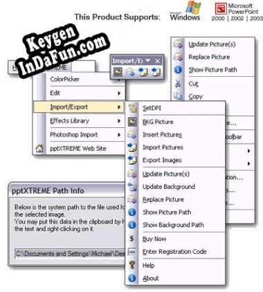 pptXTREME Import Export for PowerPoint key generator