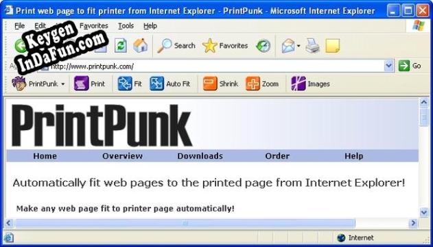 Free key for PrintPunk