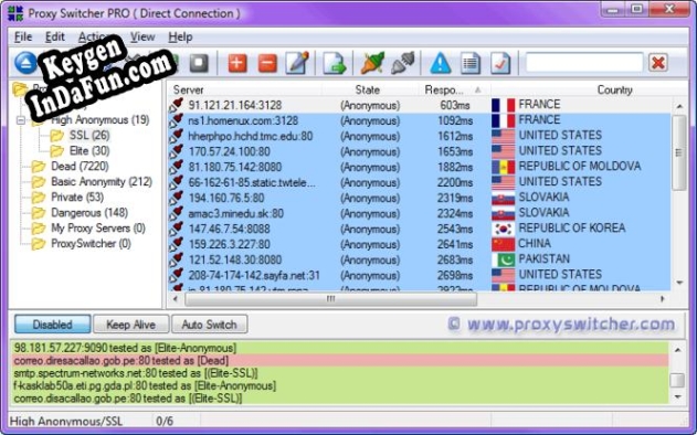 Proxy Switcher Standard key free