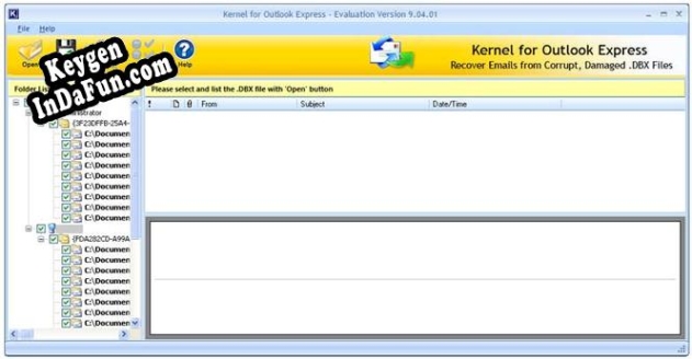 Registration key for the program PST Repair DBX Repair