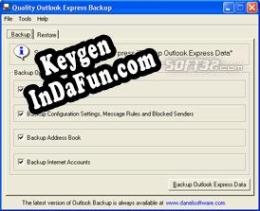 Key generator (keygen) Quality Outlook Express Backup