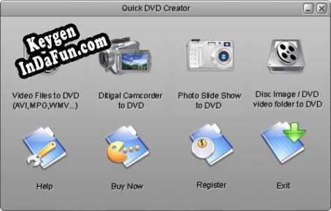 Free key for Quick DVD Creator