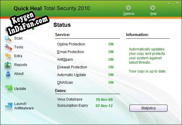 Quick Heal Total Security activation key