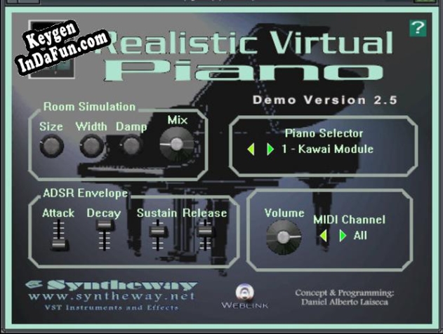Realistic Virtual Piano VSTi key generator