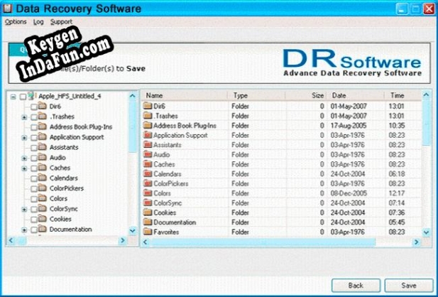 Recover NTFS Disk Files serial number generator