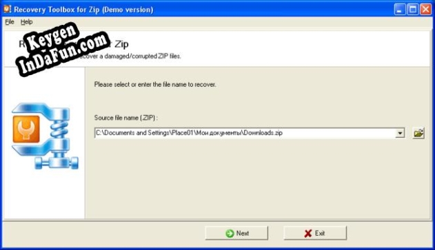 Recovery Toolbox for Zip key free