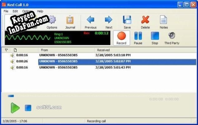 Red Call Recorder serial number generator