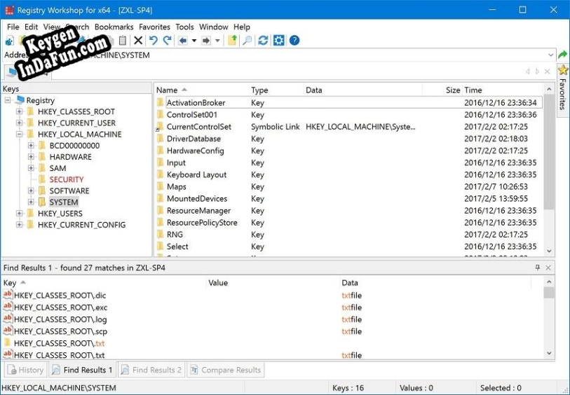 Registry Workshop Key generator