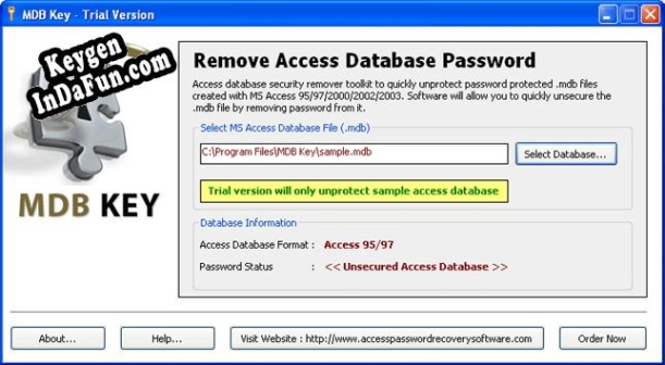 Remove Access Security Key generator