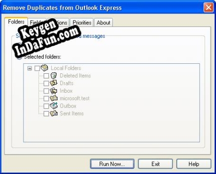 Remove Duplicates from Outlook Express serial number generator