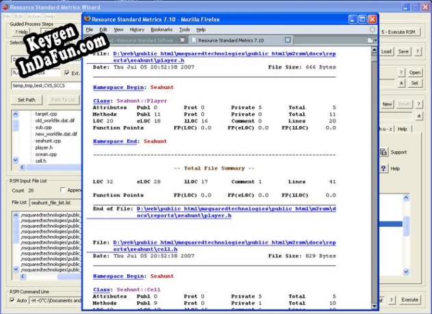 Resource Standard Metrics C C++ C Java serial number generator