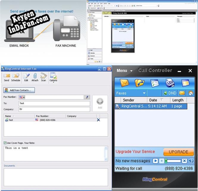 RingCentral Online Fax Service Key generator