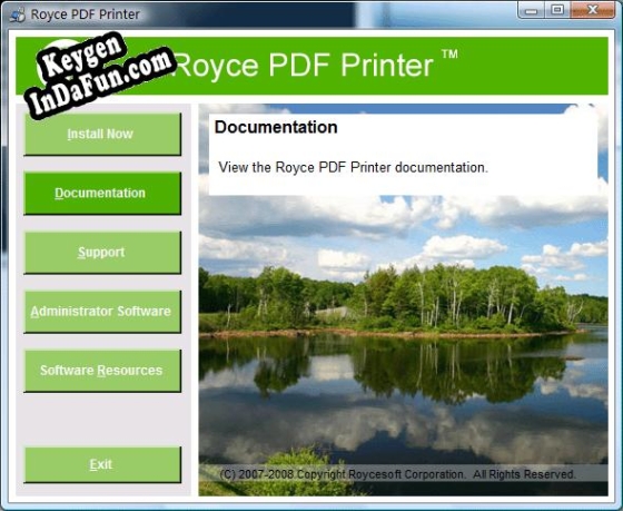 Key generator (keygen) Royce PDF Printer
