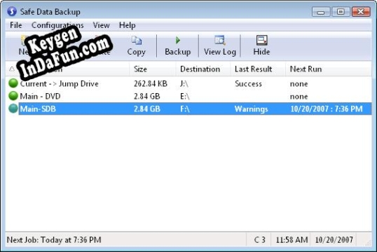 Safe Data Backup activation key