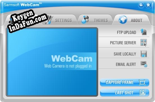 Key generator (keygen) SarmSoft WebCam