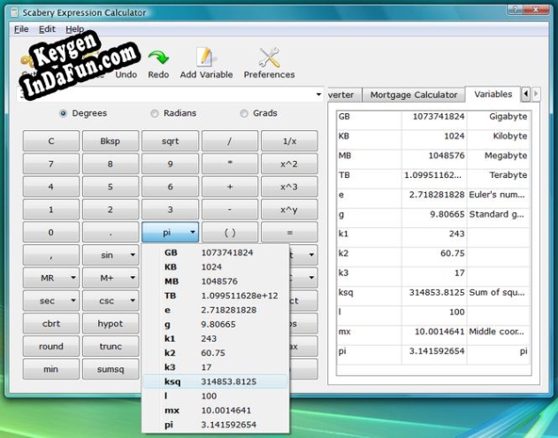 Scabery Expression Calculator serial number generator