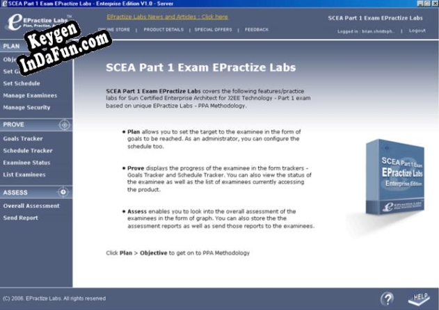 Free key for SCEA Part 1 Exam EPractize Labs