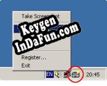 Registration key for the program Screenshot Utility