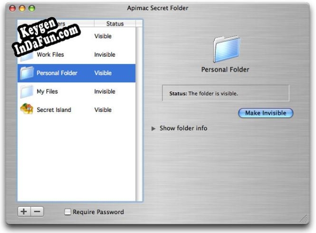 Secret Folder for Mac serial number generator