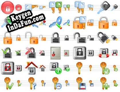 Key generator (keygen) Security Software Icons