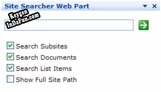 Key generator for Site Searcher Web Part