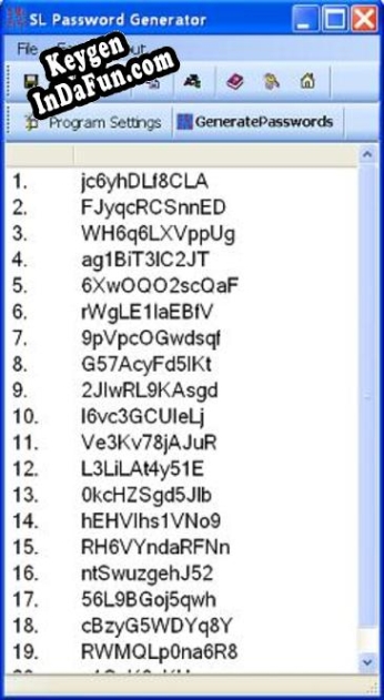 SL Password Generator key free