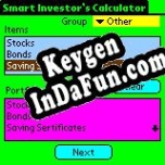 Registration key for the program Smart Investors Calculator for Palm  OS