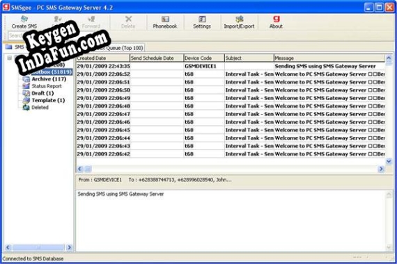 SMSgee PC SMS Gateway Server key free