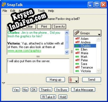 SnapTalk Key generator