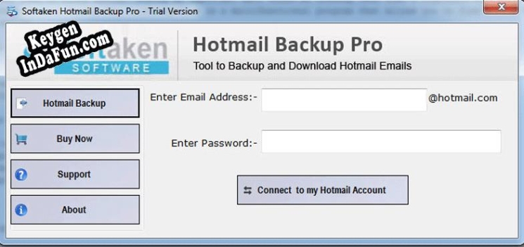 Softaken Hotmail Backup Key generator