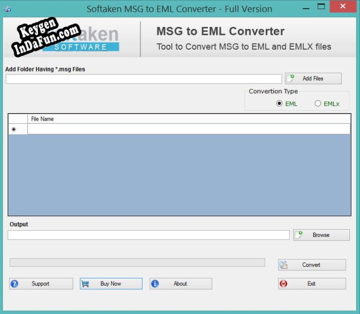 Activation key for Softaken MSG to EML Converter