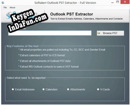 Free key for Softaken Outlook PST Extractor