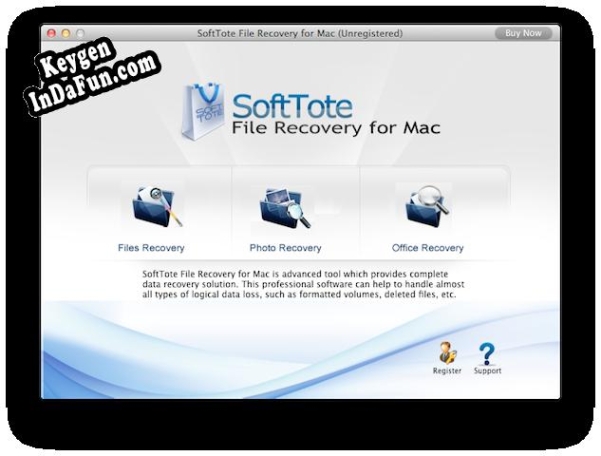 Free key for Softtote File Recovery for Mac