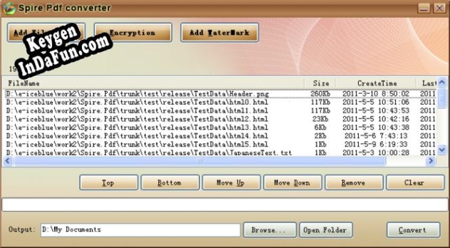 Free key for Spire PDF Converter