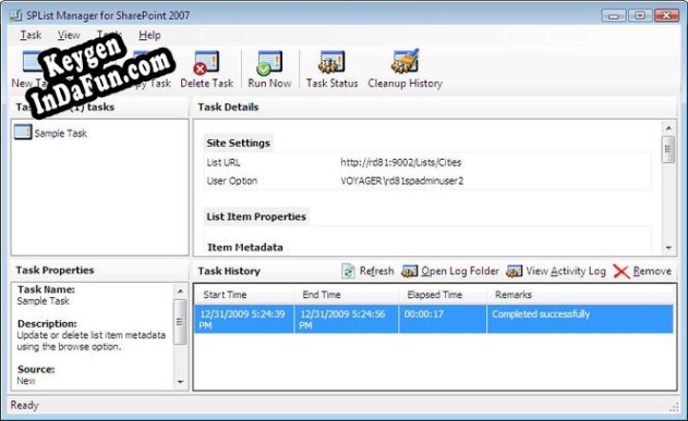 SPList Manager for SharePoint 2007 key free