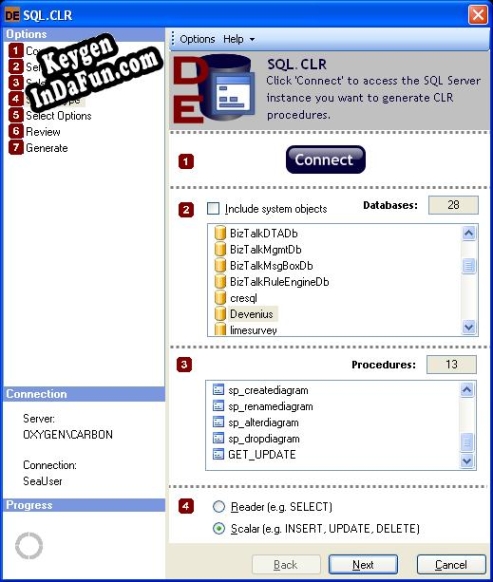 Key generator for SQL.CLR