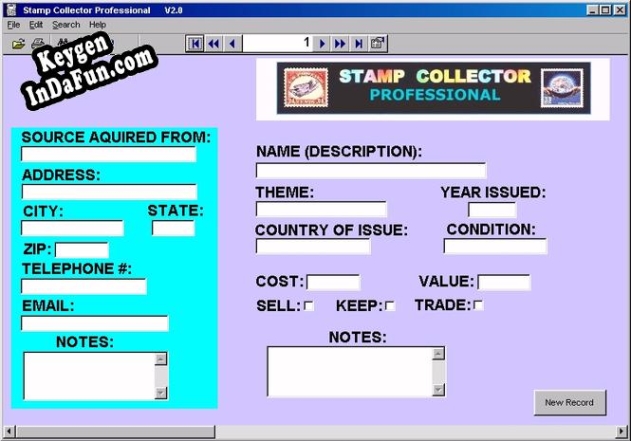 Stamp Collector Professional serial number generator