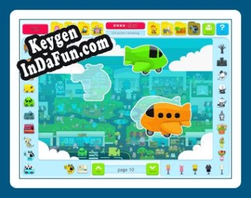 Key generator for Sticker Activity Pages 3: Animal Town
