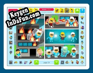 Activation key for Sticker Activity Pages 6: Superheroes