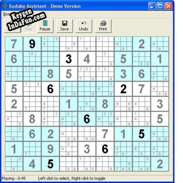 Sudoku Assistant key free